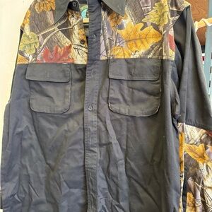 Master Sportsman Black Outdoor Shirt